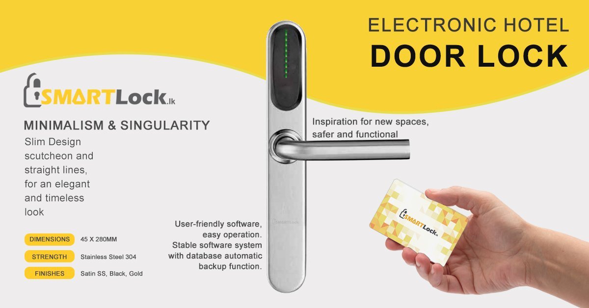 Smart Hotel RFID Door Lock In Maldives